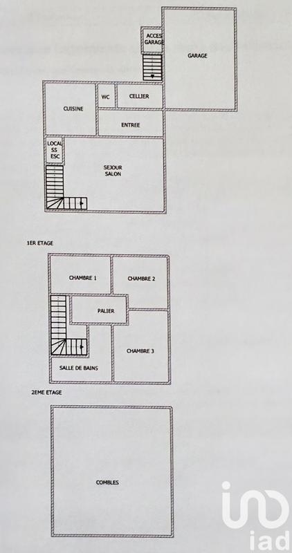 Maison de ville - 79 m² - 4 pièces