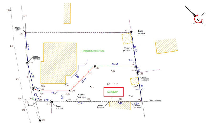 Terrain - 346 m²