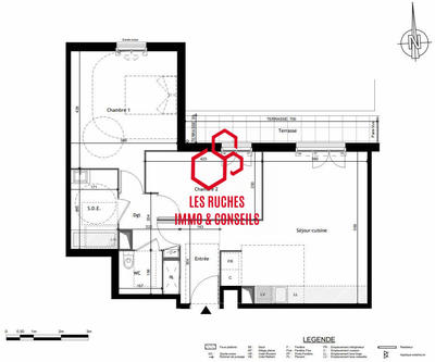 Appartement - 68 m² - 3 pièces