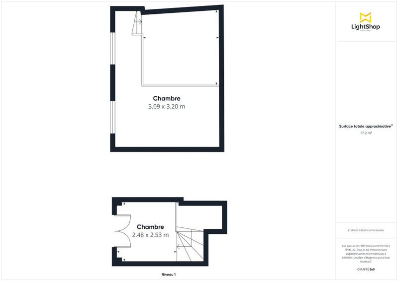 Appartement - 60 m² - 3 pièces