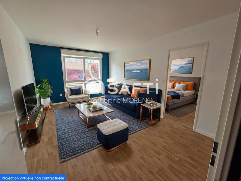 Appartement - 43 m² - 2 pièces