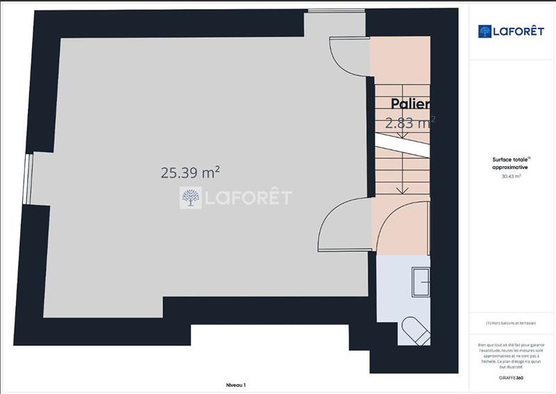 Maison - 53 m² - 2 pièces