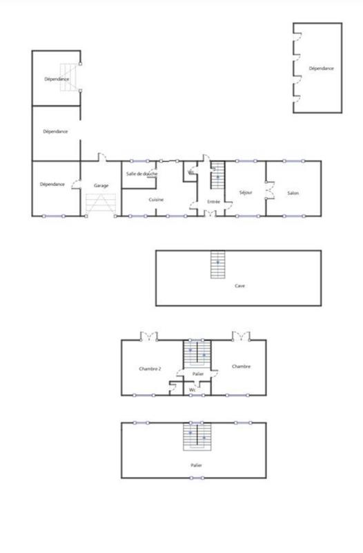 Maison de maîtres - 144 m² - 6 pièces