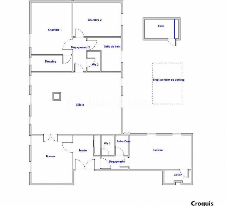 Appartement - 119 m² - 5 pièces