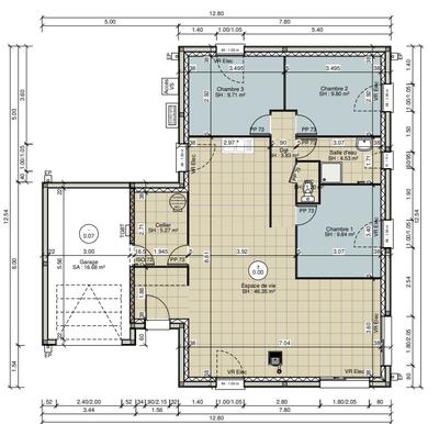 Maison - 95 m² - 5 pièces