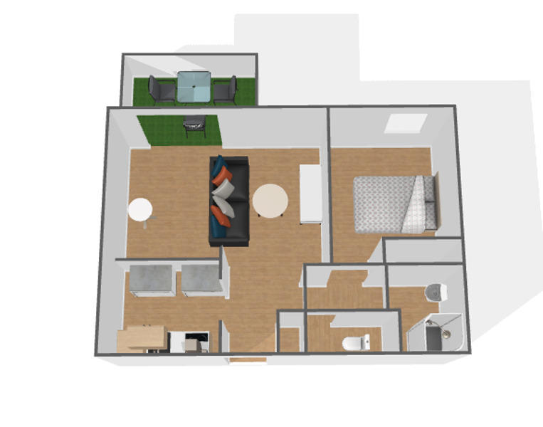 Appartement - 38 m² - 2 pièces