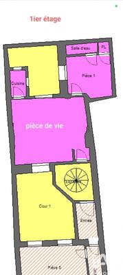 Appartement - 52 m² - 2 pièces