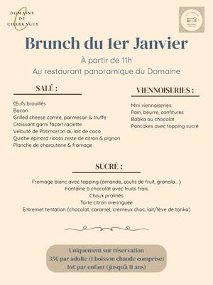 Brunch du jour de l'an au Domaine de chabrague