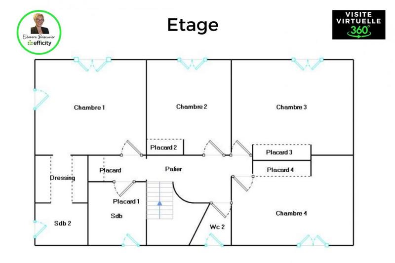 Maison - 210 m² - 8 pièces