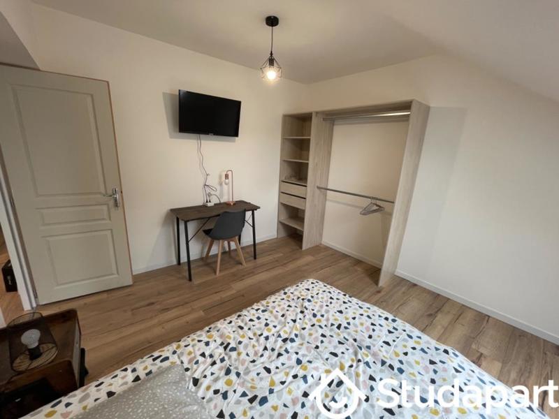 Chambre - 9 m² - 1 pièce