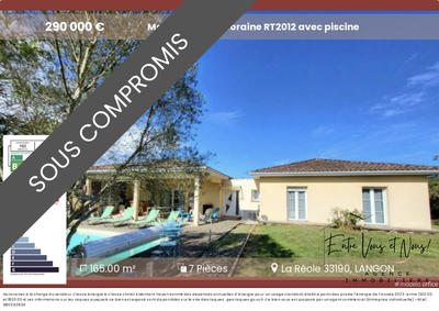 Maison contemporaine - 165 m² - 7 pièces