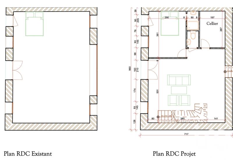 Ferme - 120 m² - 1 pièce