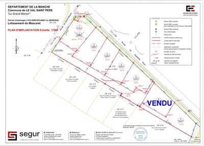 Terrain constructible - 690 m²