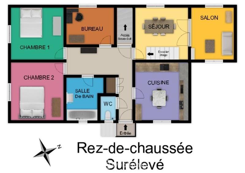 Maison - 181 m² - 9 pièces