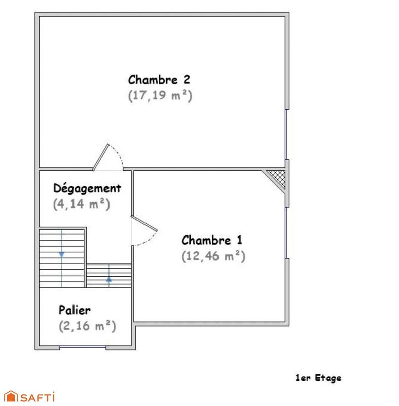 Maison - 96 m² - 4 pièces