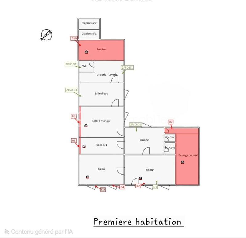 Maison - 78 m² - 2 pièces