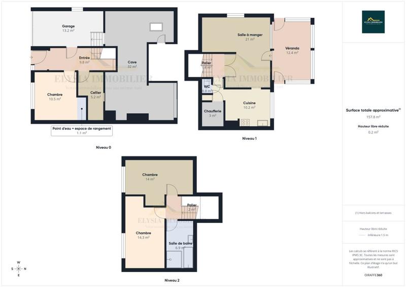 Maison - 101 m² - 4 pièces