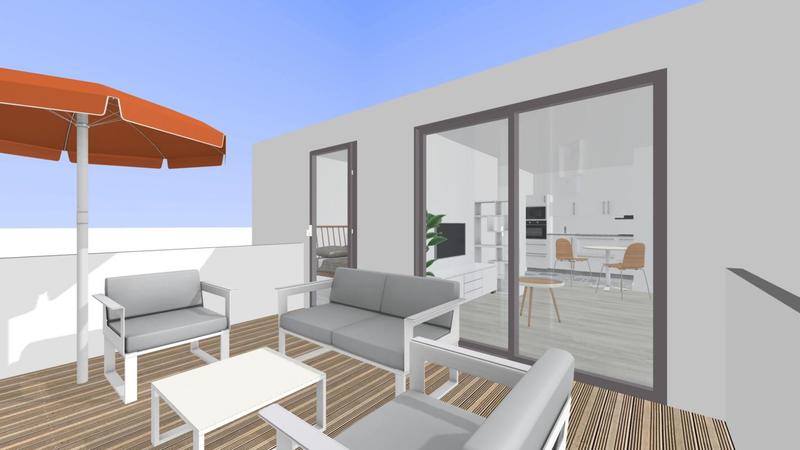 Appartement - 38 m² - 2 pièces