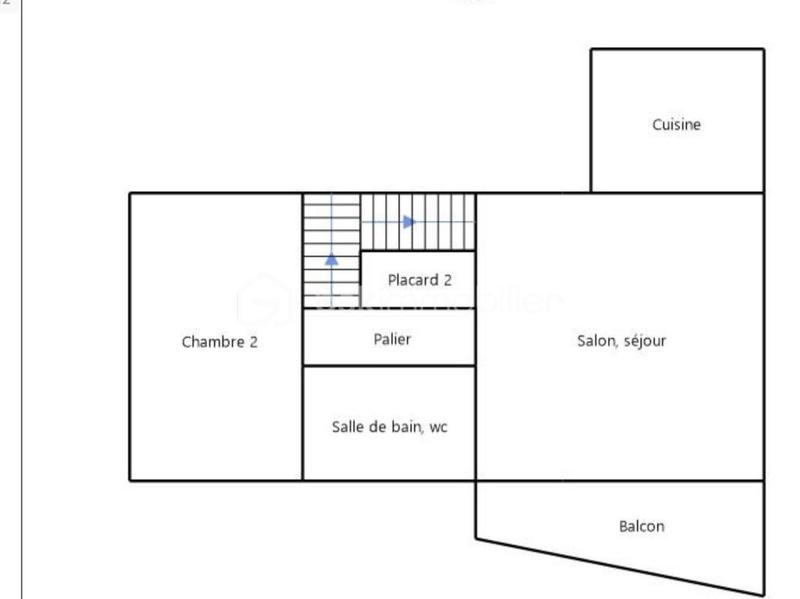 Maison - 59 m² - 3 pièces