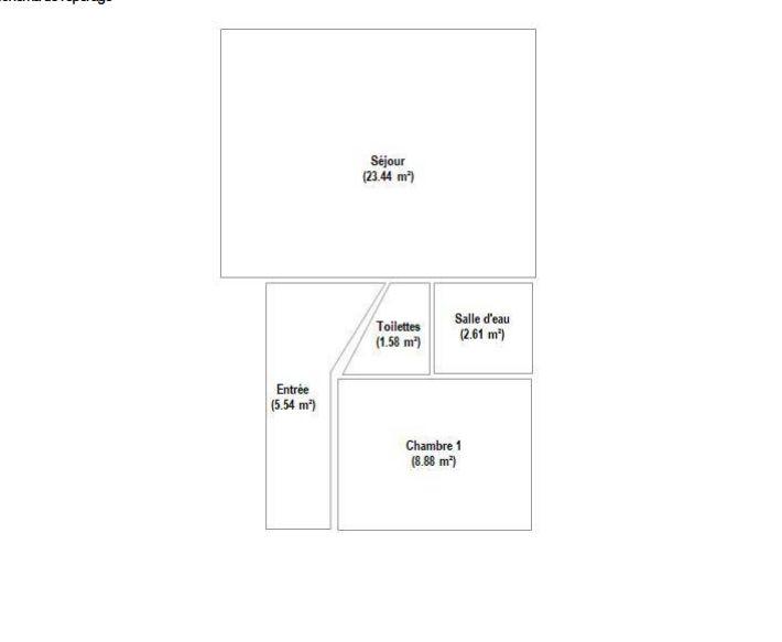 Appartement - 43 m² - 2 pièces