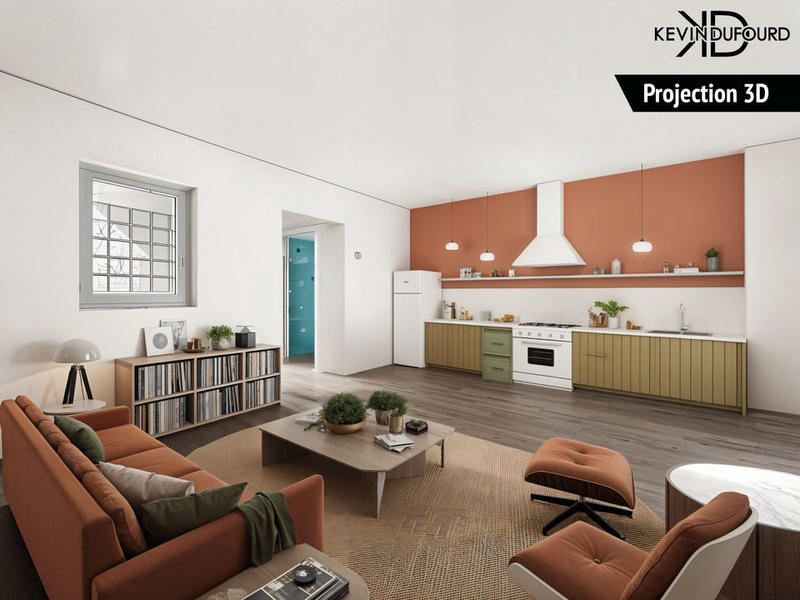 Appartement - 43 m² - 3 pièces