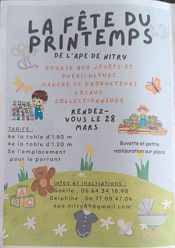 Bourse aux jouets - fête de printemps