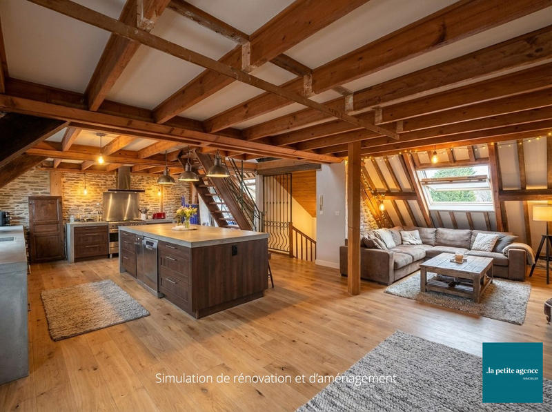 Duplex - 65 m² - 3 pièces