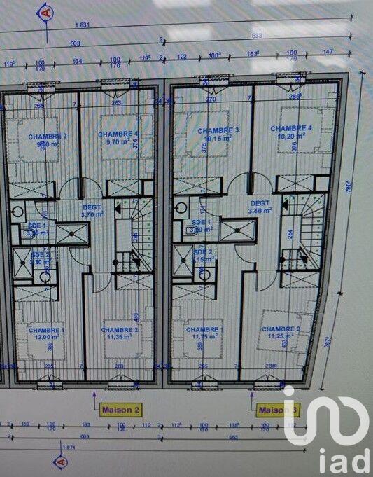 Maison de ville - 105 m² - 5 pièces