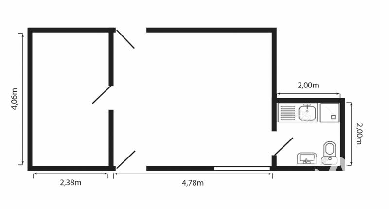 Appartement - 33 m² - 1 pièce