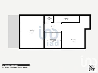 Maison de ville - 74 m² - 3 pièces