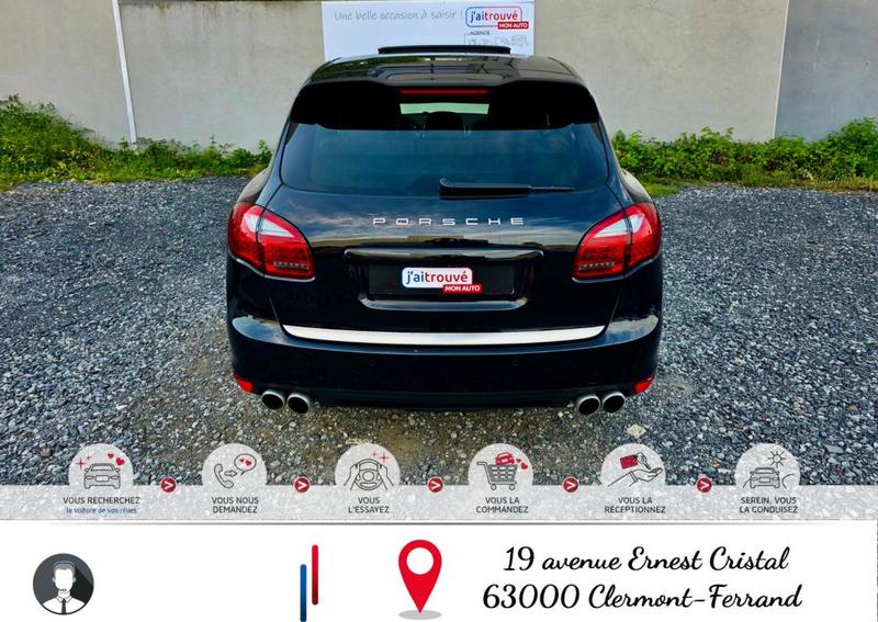 Porsche Cayenne s 4.8 V8 Tiptronic 400 cv Boîte auto / Toit Ouvrant Panoramique Audio Bose Echappement sport à clapets Suspensions pilotées Sièges chauffants Coffre électrique Historique d'entretien complet Ct Ok Dernière révision entretiens