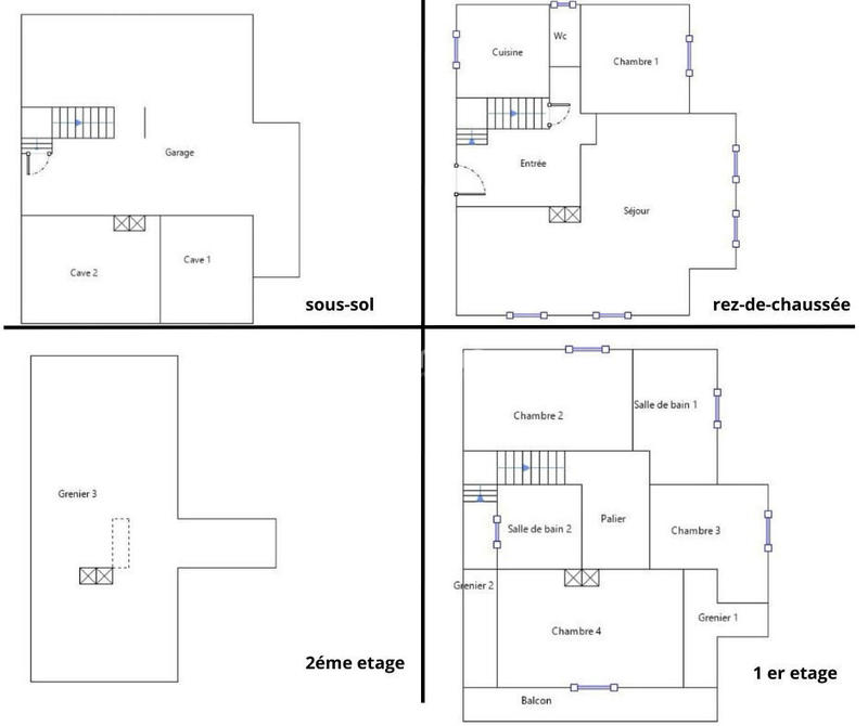 Château - 137 m² - 5 pièces