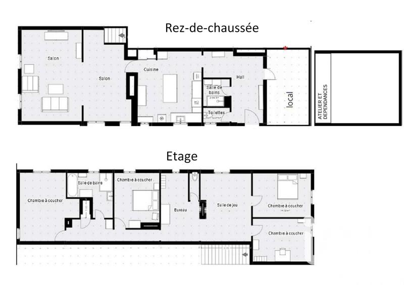 Maison - 202 m² - 7 pièces