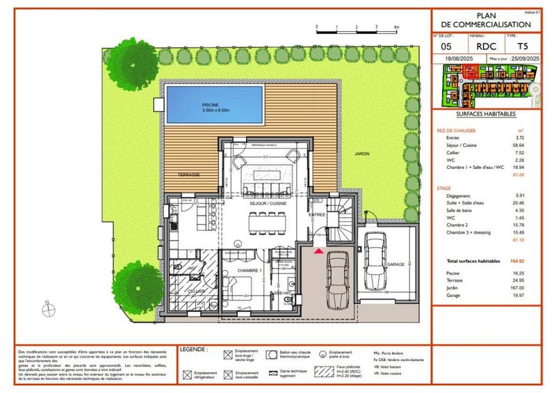 Villa - 154 m² - 5 pièces