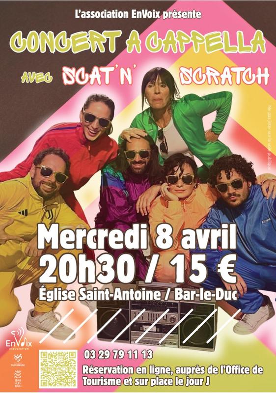 Concert à Cappella avec Scat'n'scratch