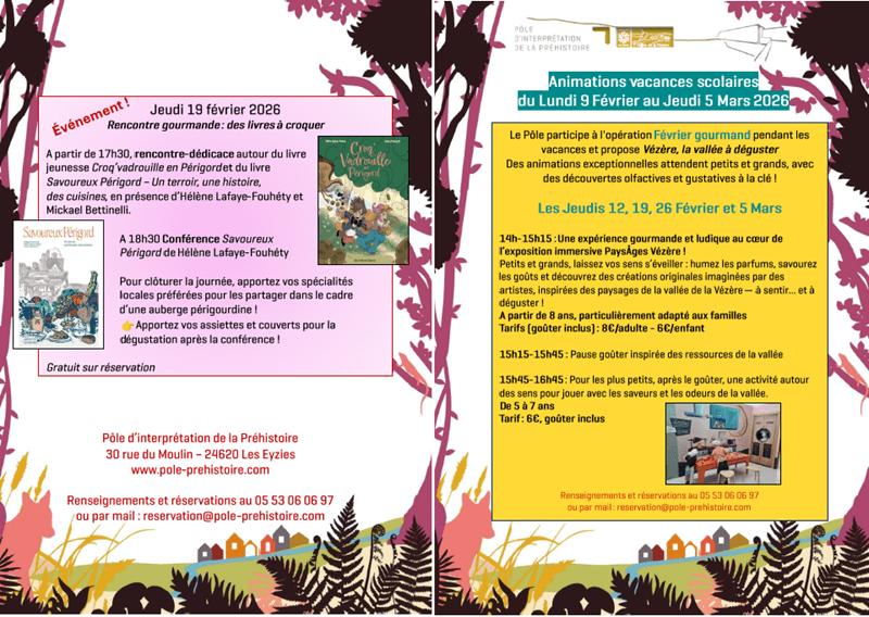 Les vacances d'hiver au Pôle d'Interprétation de la Préhistoire