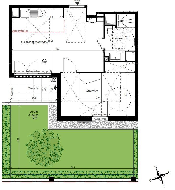 Appartement - 73 m² - 3 pièces