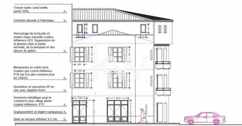 Immeuble mixte - 435 m²