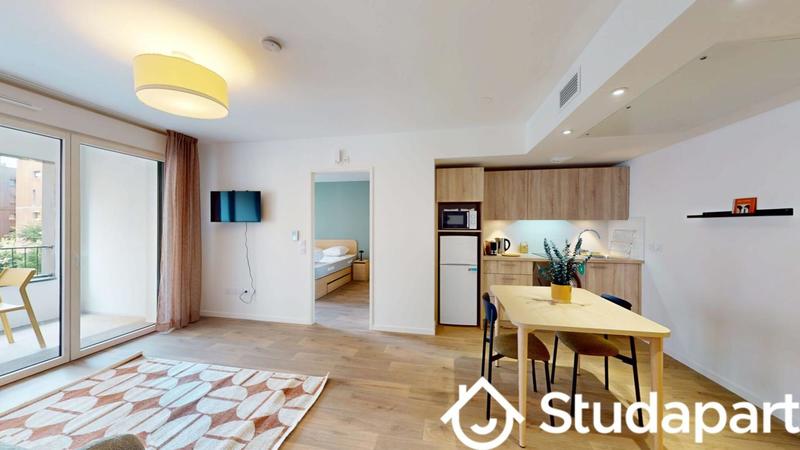 Chambre - 40 m² - 1 pièce