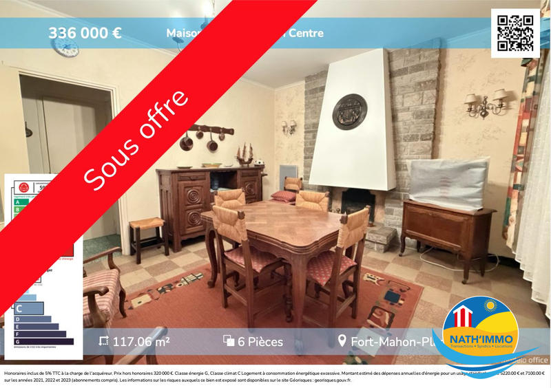 Maison ancienne - 117 m² - 6 pièces