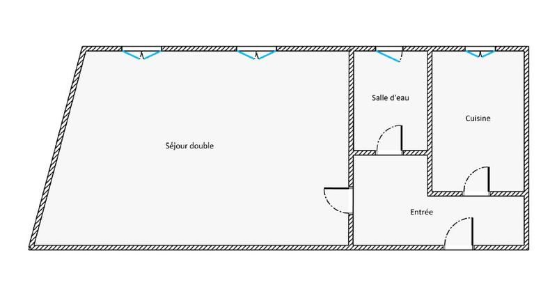 Appartement - 32 m² - 1 pièce