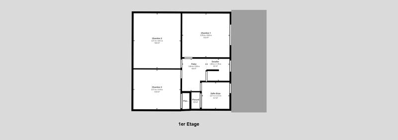 Maison - 82 m² - 4 pièces