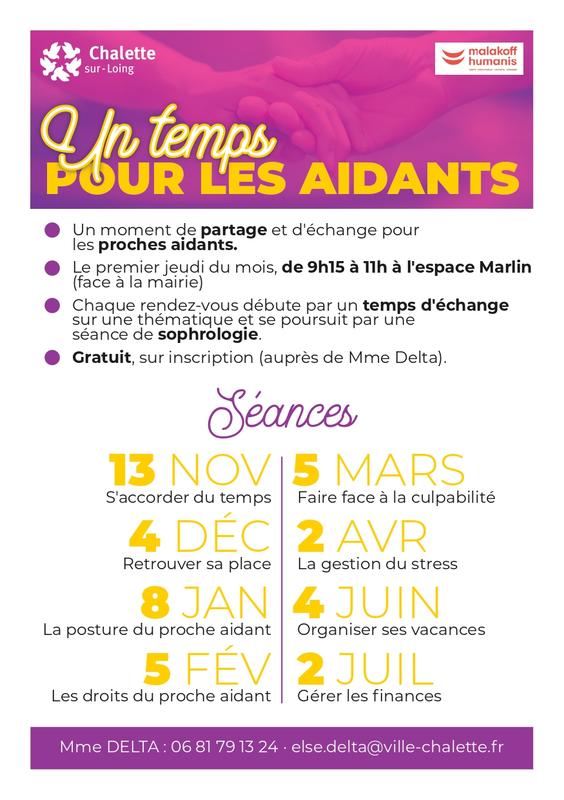 Un temps pour les aidants