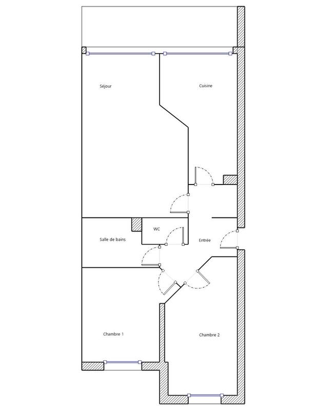 Appartement - 63 m² - 3 pièces