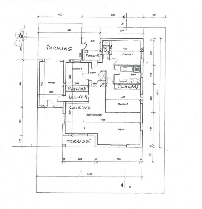 Maison - 120 m² - 4 pièces