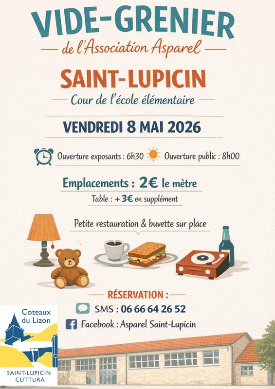 Vide-grenier de l'association des parents d'élèves