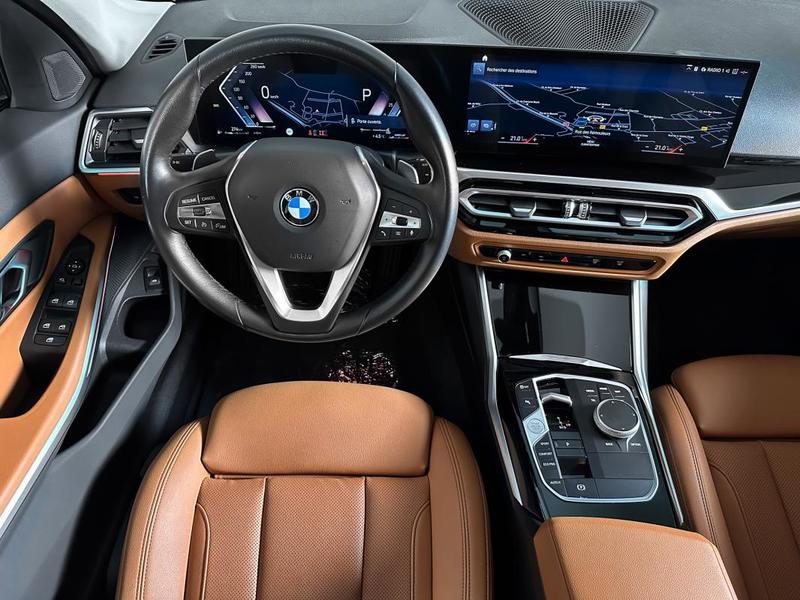 Bmw Série 3 Touring Lci 318da 150ch Mhev Gps Cockpit Cuir Regul Carplay Eclairage d’Ambiance 150 Ch