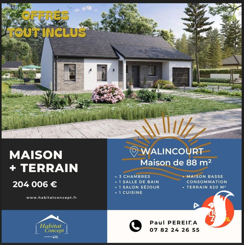 Terrain - 850 m²