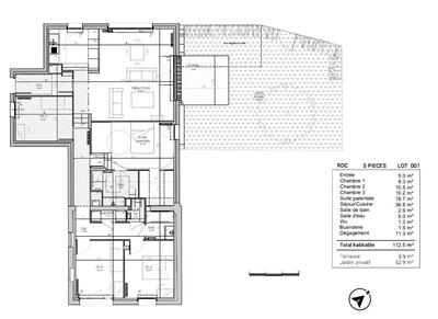 Appartement - 112 m² - 5 pièces
