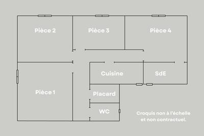 Appartement - 65 m² - 4 pièces